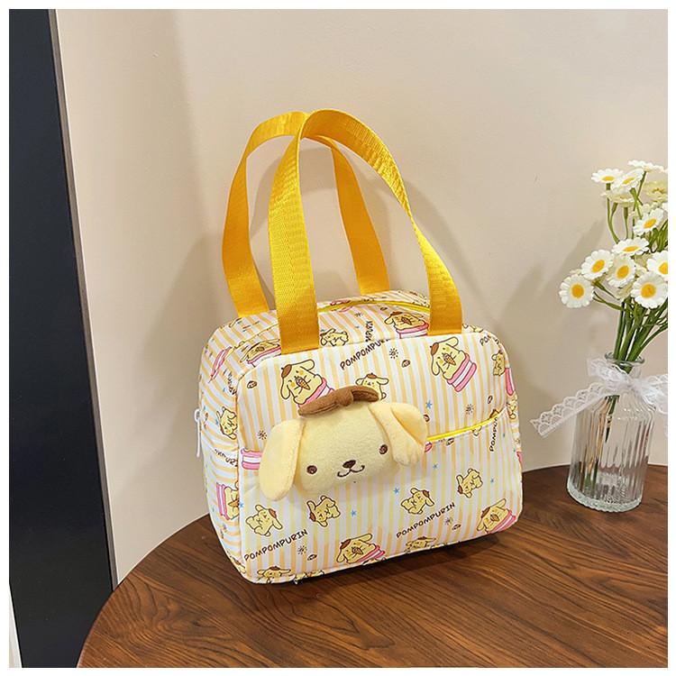 Melody Kuromi Hello Kitty Lotso Cartoon Backpack With Oxford Fabric And Animal Pattern For Kindergarten Kids PuddingDog