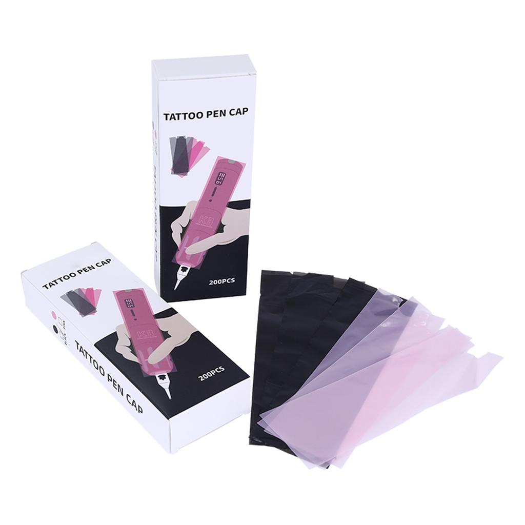 200pcs Disposable PMU Cartridge TattooPen Cover Bag Sleeves Protect Your Machine from Contamination Disposable Supplies