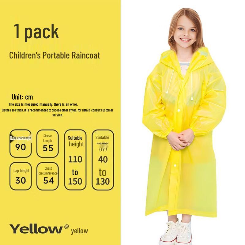 Children s EVA Lightweight Raincoat