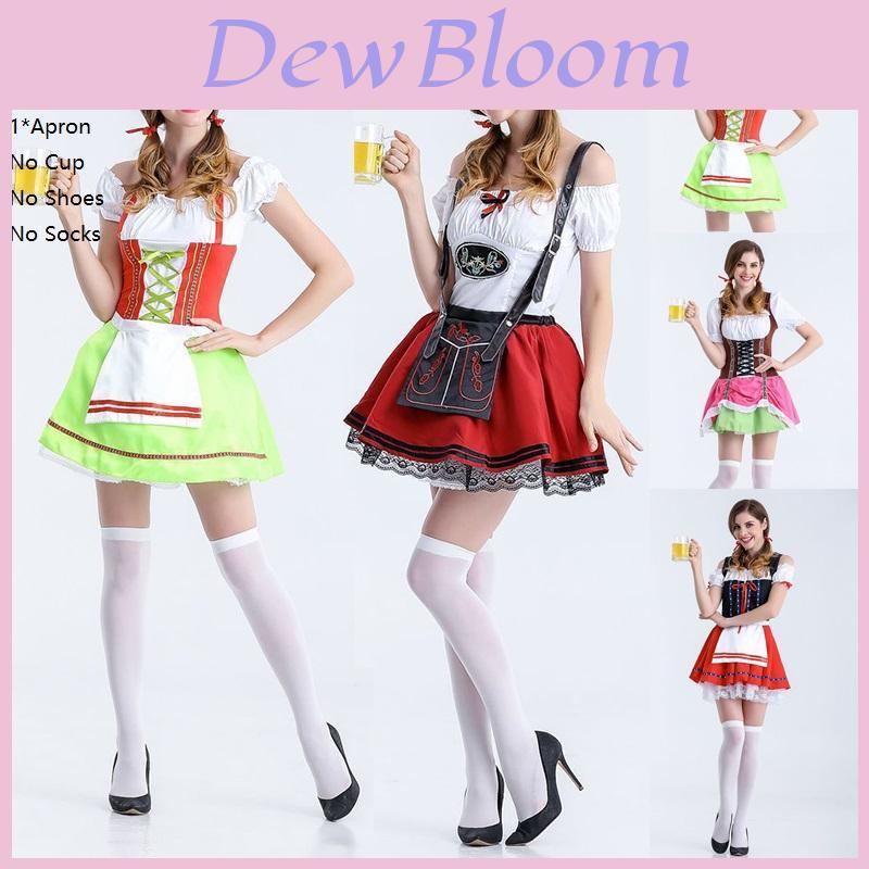 Costume da Cosplay da Donna Oktoberfest Stile Classico Abito da Ragazza Tedesca per la Festa della Birra