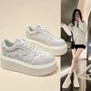 Popular little white shoes women's 2025 new autumn super fire fashion versatile sports and leisure shoes platform star board shoes