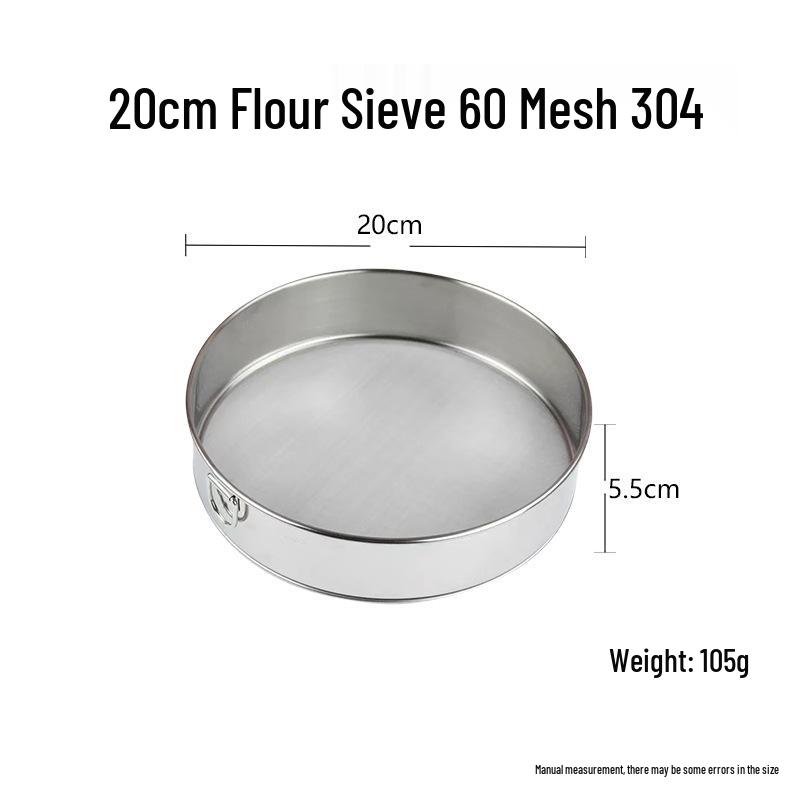 Stainless Steel Fine Mesh Flour and Sugar Sifter Tool