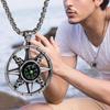 Personalized Fashion Necklace Men'S And Women'S Jewelry Compass Pendant Trendy Men'S Sweater Chain