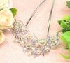 [Miaomyao] Kanzashi U-shaped Hair Ornament for Japanese Clothing, Yukata, Kimono, Pearl Hair Comb, Elegant Hair Accessory, Silver