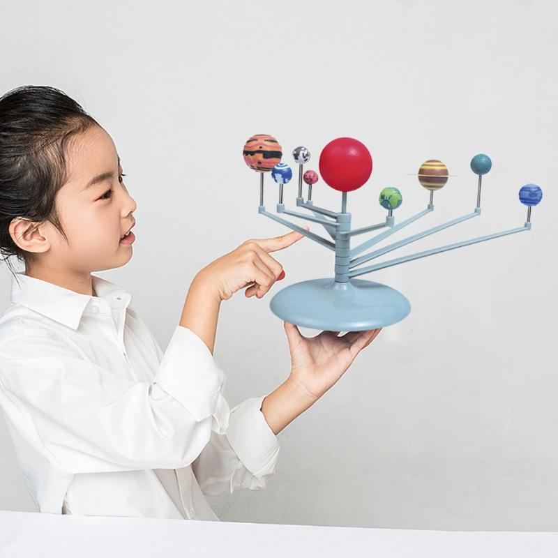 Children Solar Model Solar System Toy Educational Toys for 6-8 Year Old Kids Brain Training Improve Intelligence Toys