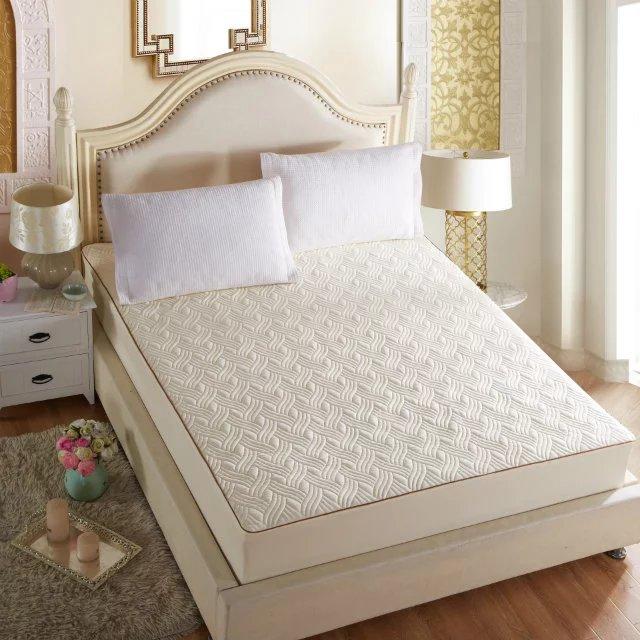 Soft Sanding Quilted Mattress Cover Double King Size Customized  Anti-mite Pad Protector Cover Not Including Pillowcase