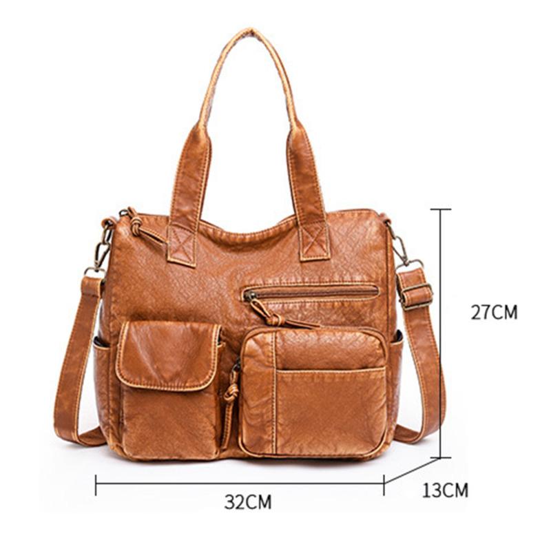 Exclusive Design Women's Bags Vintage Handbags for Women Retro Large Capacity Tote Bags Fashion Shoulder Messenger Crossbody Bag