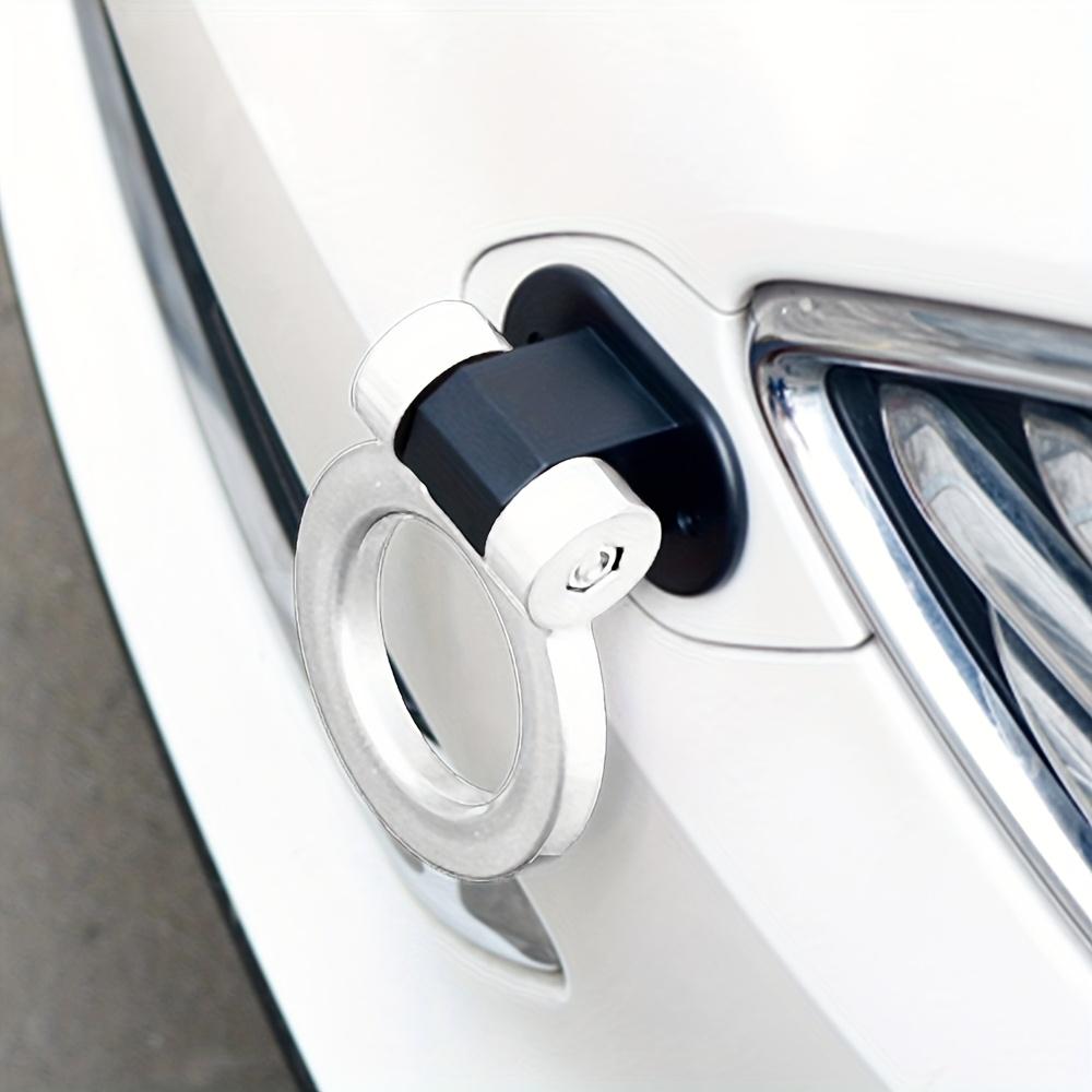 Car Modification Trend Universal Decorative Circular Trailer Hook ABS Adhesive Non-destructive Trailer Hook Adjustable Plastic Trailer Ring