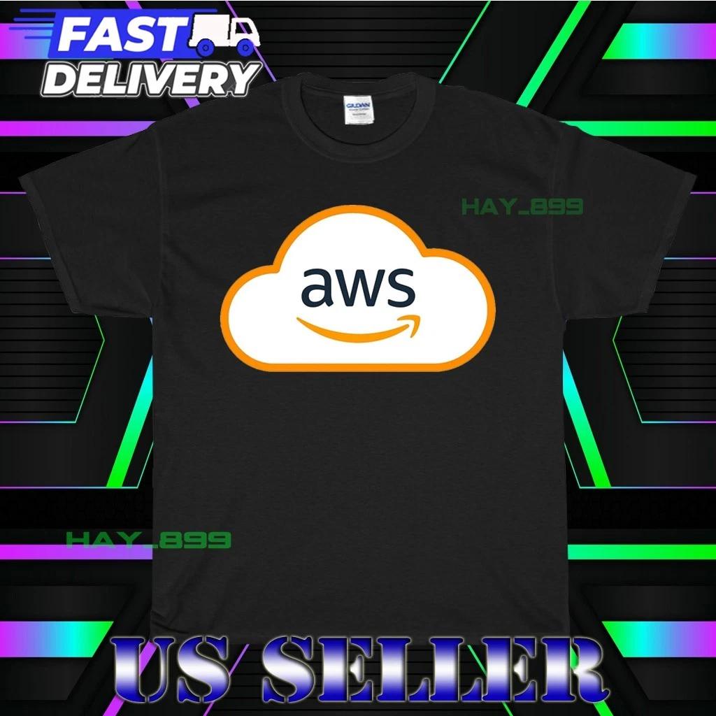 NEW SHIRT AWS LOGO T-Shirt FUNNY AMERICAN USA UNISEX SIZE S-5XL XL