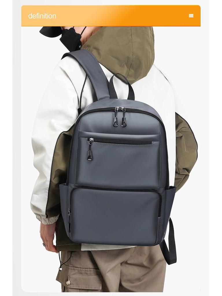 High-End Fashion Waterproof Backpack: Commuting, Travel, and School Companion for Men and Women