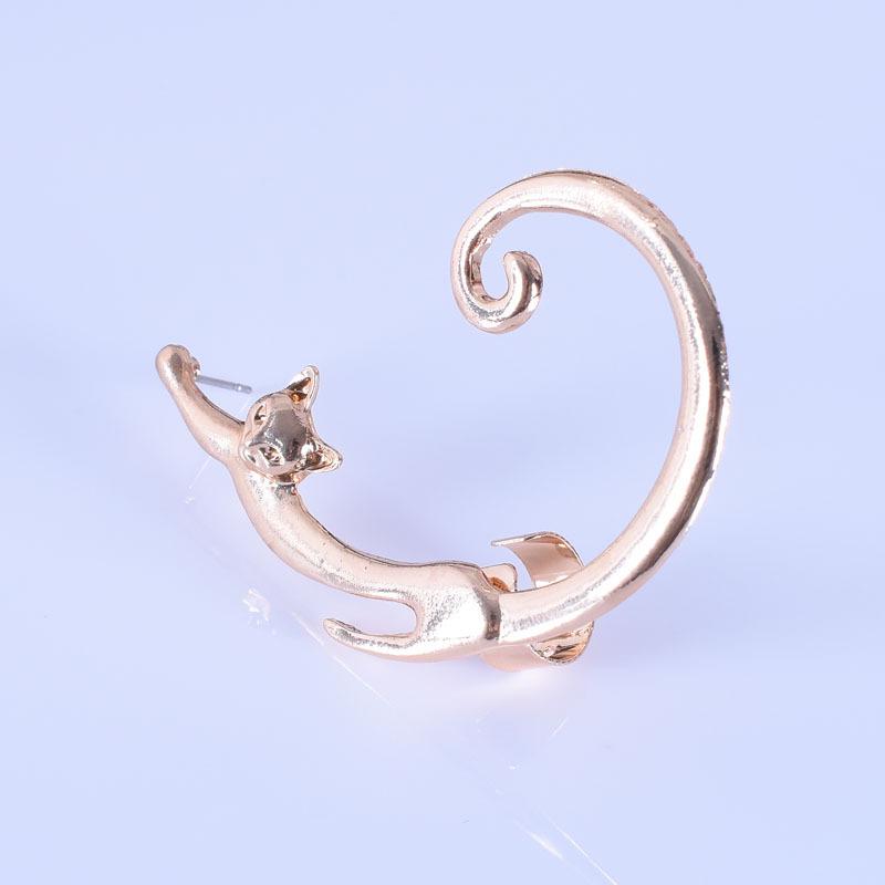 European & American Style 3D Cartoon Small Animal Cat Earrings