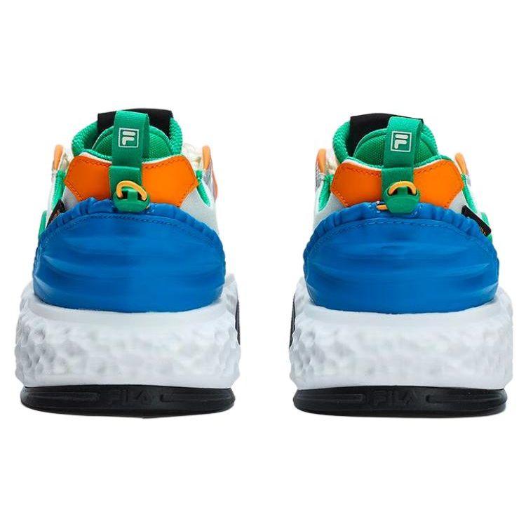Fila Viva Fabric Durable Low-Top Skate Shoes Women Sneaker White Green Blue F12W323201FWL