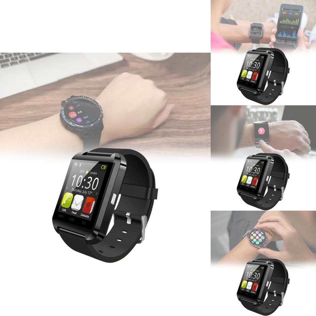 U8 Smartwatch Bluetooth Fitness Tracker With Touch And Button Control For Adults