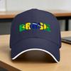 Brasil Brazilian Flag Brazilian Roots Brazilian Pride Casual Baseball Cap  Running Hippie Hip Hop Hats Summer Sun Baseball Caps