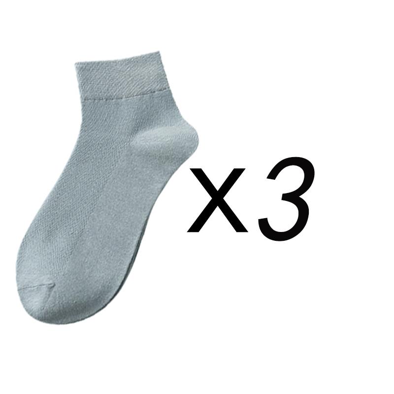 3 Pairs/Lot Men's Cotton Socks High Quality Casual Breathable Male Comfortable Business Soft Simple Fashions Ankle Socks