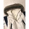 VAYLA Vintage Design Sensation Beige Fur Collar Jaet Women's Autumn Winter High-End Outerwear