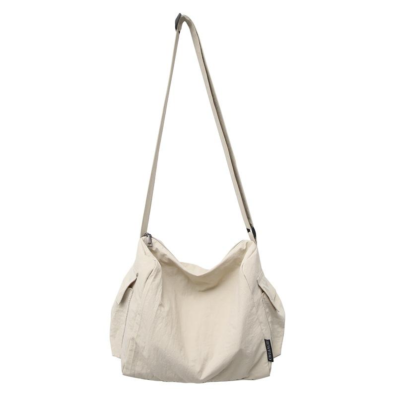 Geantă de nailon Geanta de damă, de culoare solidă, de umăr