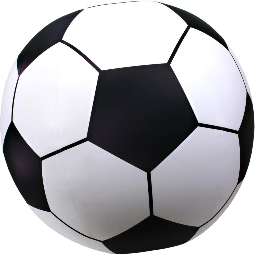 Giant Inflatable Soccer Ball - Made from Premium Raft Grade Vinyl, Black & White 2.5 ft