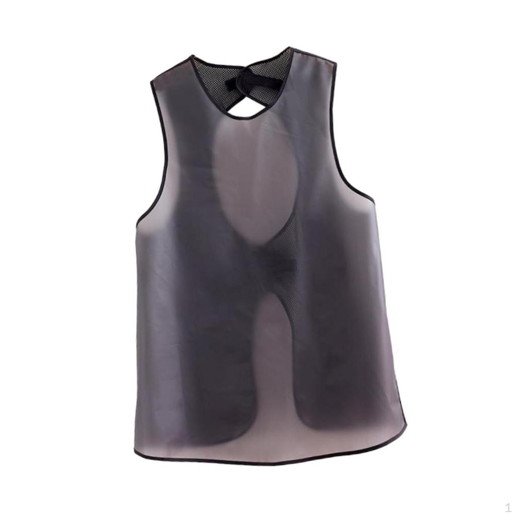 Apron for Work and Cooking with Translucent Design