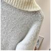 Pullover für Damen Winter Verdickter Pullover Warm Gestrickt Dehnbar Langarm Oversize Jumper Pullover Tops
