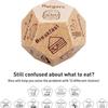 12 sided Food Decision Dice Games Decision Make Date Night Dice  Christmas Birthday