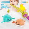 Magnetic fishing Children's small fish Magnetic fishing pool set Toy fishing rod Children's toy fishing fish