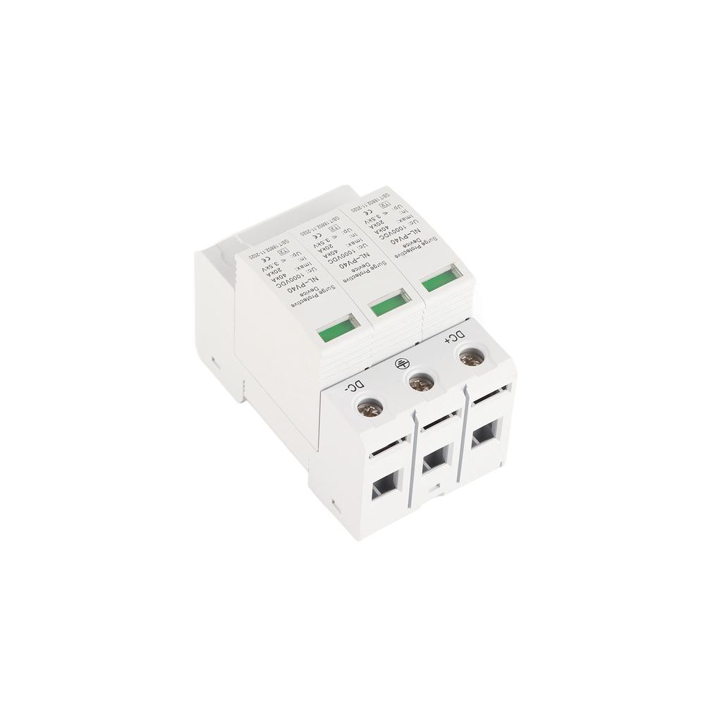 Surge Protective Device 20‑40KA 3P 1000V Photovoltaic PV Voltage Protection Arrester Protector