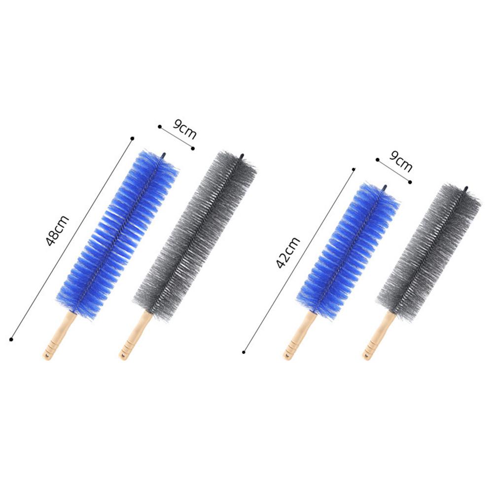 Biegsame Fächerbürste mit hängenden Löchern für Klimaanlagen, Staubbesen für Kanalisationsfenster