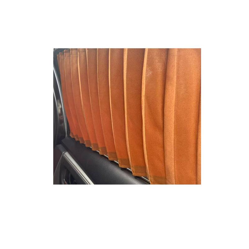 Mercedes C260L/V300 Suede Car Window Curtains - Double Rail, Non-Destructive Installation, Sun Protection & Light Blocking.