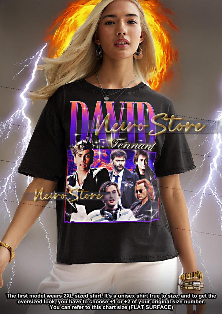 DAVID TENNANT Shirt, David Tennant Vintage Shirt, David Tennant Retro 90s Tshirt, David Tennant Bootleg Tee, David Tennant Sweater
