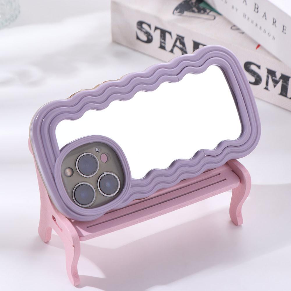 2Pcs Background Props Small Bench Miniatures Mini Stool Garden Ornaments Doll Chairs  DIY House