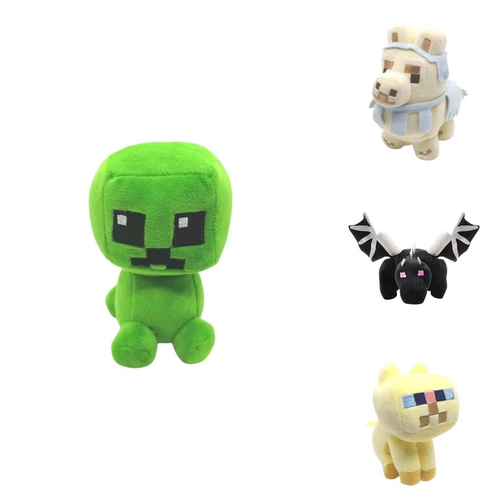 Fun And Lively Minecraft Stuffed Animal Soft Plush Toypixel Doll Great For Cuddling And Playing