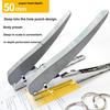 Multi-function Single Hole Puncher for Student Stationery and Loose-Leaf Binding