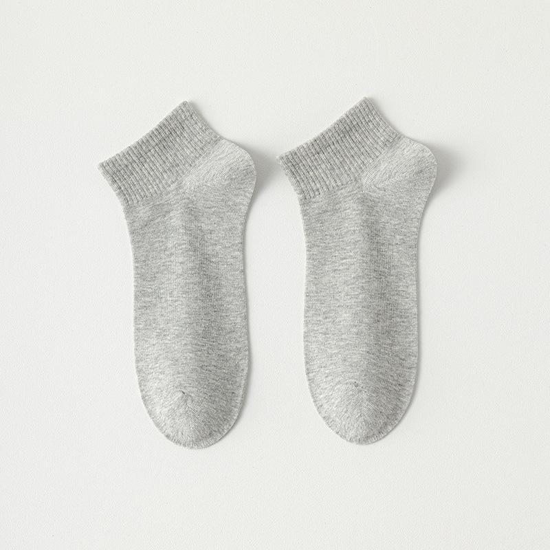 Men's Summer Thin Cotton Sports Socks: Sweat-Absorbing, Anti-Odor, Breathable, Antibacterial, Boneless