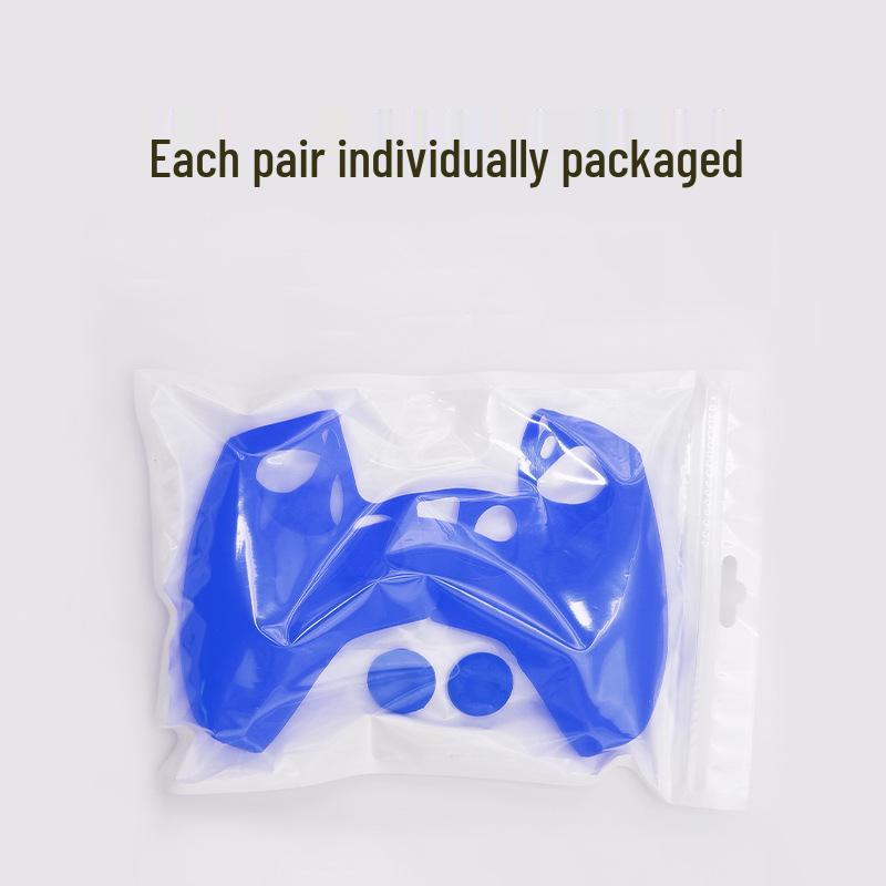 PS5 Controller Silicone Protective Case with Water Transfer Design
