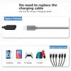 Type C Female to 6 in 1 Multi Charing Cable, Micro USB Splitter Cable 5V 3 in 1 Type C Extension Cord For Phone Tablet and More