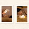 Duck Night Light Warm White Adjustable Brightness Cute Tap Nursery Lamp with Phone Holder and 30 Minute Timer