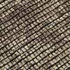 Living Room Rug Flat Weave Cotton Black Light Reflection Grey 160x230