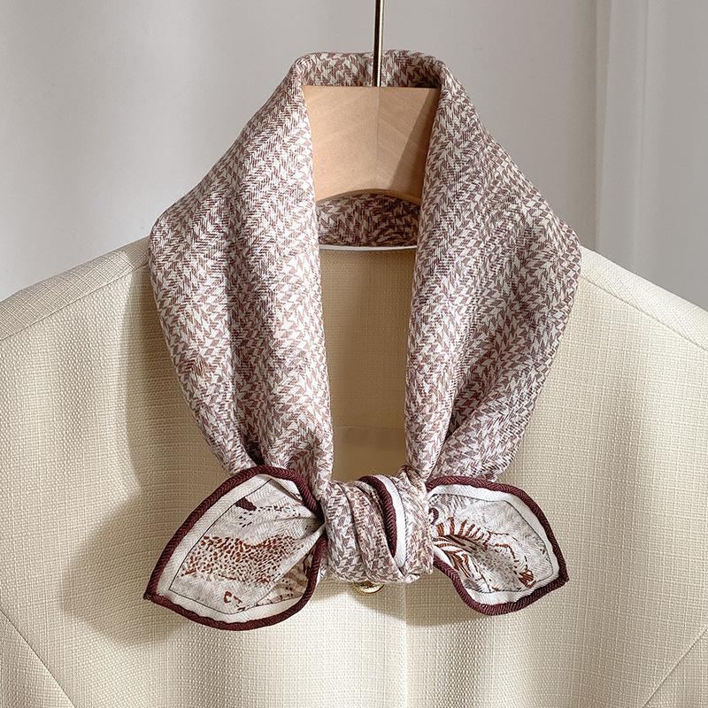 70% wool 30% Real Silk Scarf Women Shawls Wraps Foulard Scarves Pashmina Female Hijab Bandana bufanda Square elegant Kerchie