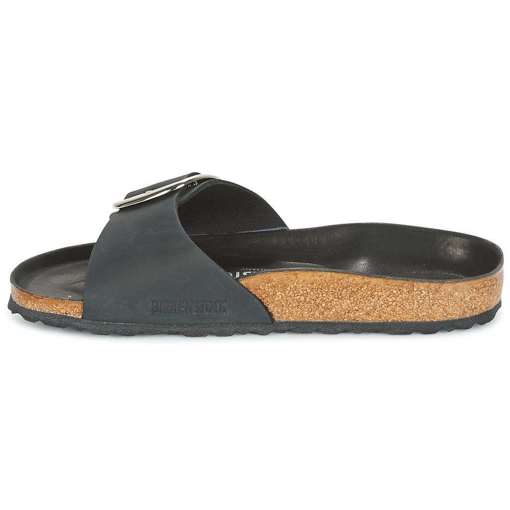 BIRKENSTOCK Madrid Big Buckle Cm Sandals, Black, 24.5