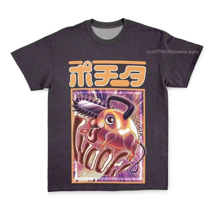 

Аниме бензопила унисекс с 3D принтом унисекс/женские повседневные модные топы с короткими рукавами детские футболки с круглым вырезом летняя одежда унисекс большого размера 3XL