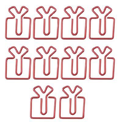 10Pcs Metal Paper Clip Decorative Paper Clips Metal Paperclips Book Marker Clip For Document File Paper Photo Card