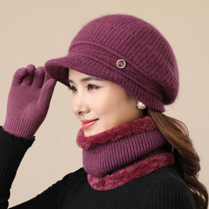 Women'S Beret Hat Lightweight Stretchy Winter Hat for Everyday & Formal Events - Perfect Christmas Gift for Women, Moms, Grandmas