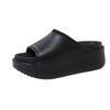 Fashion Summer Beach Thick Sole Eva Slippers Women Thick Platform Indoor Home Slides Woman Lightweight Non Slip Bathroom Flip Flops 2025