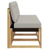 3 Piece Outdoor Center Sofa