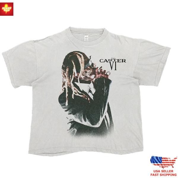 New Apparel Tha Carter VI T-Shirt Lil Wayne Rap Tee Hip Hop Concert Shirt Unisex T-Shirt S