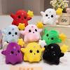 Charming Ghost Plush Backpack Accessory In Various Colors Soft And Cute Short Plush Toy