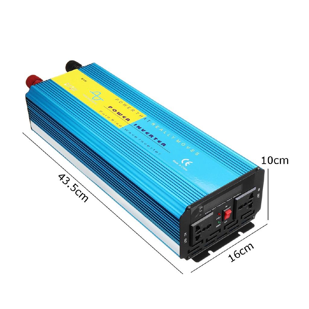 6000W/5000W/4000W/3000W/2000W Pure Sine Wave Inverter Peak Voltage Transformer Converter