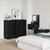 Storage Cabinet Black 40 x 48 x 105 cm Particleboard