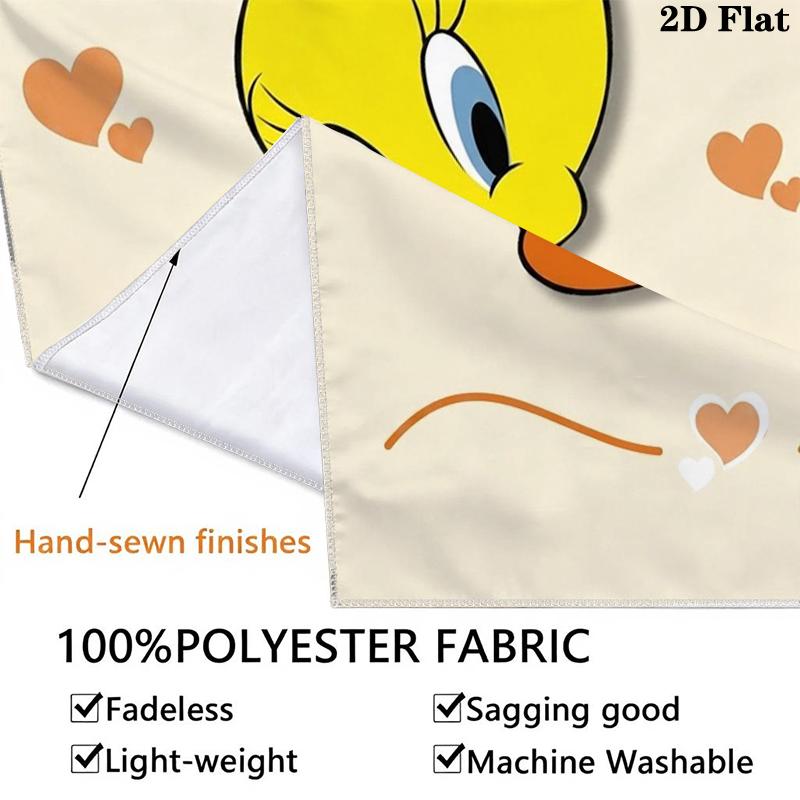 Tweety Bird Wall Tapestry Aesthetic Wall Hanging Printed Fabric Blanket Decorative Tapestries for Bedroom Living Room Home Decor